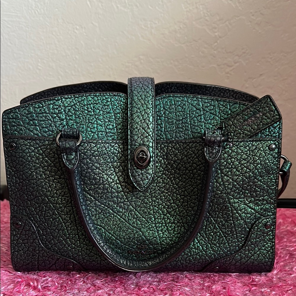 Coach Mercer 24 Satchel Hologram Iridescent